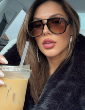 Women Sunglasses XL OVERSIZED "wild CHERRY " Cat Eye AVIATOR Shadz GAFAS HOT