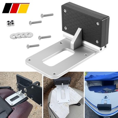 Universal Transom Trolling Motor Mount for Kayak and Any Boat with Flat Stern