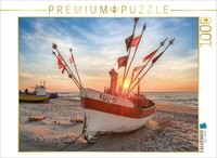 Puzzle Calvendo Bateau De PêChe Au Coucher Du Soleil | 1000 PièCes, Format Assem