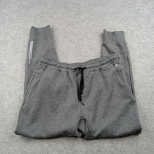 Kenneth Cole Sweatpants Mens Large Active Gray Joggers Elastic Waist Pockets