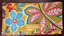 Vera Bradley Provencal Checkbook Cover NWOT Retired Quilted Cotton Accessory