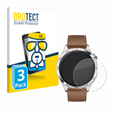 3x BROTECT Panzerfolie Schutzglas für Huawei Watch GT 4 (46mm) 9H Zubehör