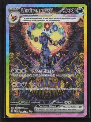 Umbreon ex 161/131 Special Illustration Rare Prismatic Evolutions 280 HP NM