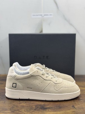 D.A.T.E Court 2.0 Sneaker Wildleder Beige Freizeit Herren 43