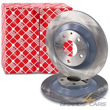 FEBI 2x BREMSSCHEIBE VOLL Ø303 HINTEN FÜR MAZDA CX-30 DM MX-30 DR CX-5 KE GH KF