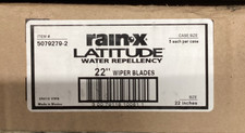 Case Of 5 Rain-x 5079279-2 Latitude Water Repellency Wiper Blade 22 Case Of 5 Rain-x 5079279-2 Latitude Water Repellency Wiper Blade 22