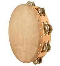 Instr-Tambourine-10 Rnd-Goatskin