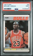 1987 Fleer #59 Michael Jordan PSA 9