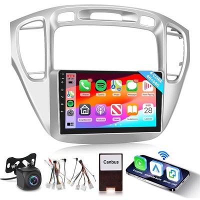 4+64GB For 2000-2007 Toyota Highlander Apple Carplay Android 15 Stereo Radio GPS