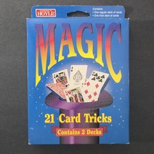 Hoyle Magic 21 Card Tricks Contains 2 Decks 1996 - New Old Stock