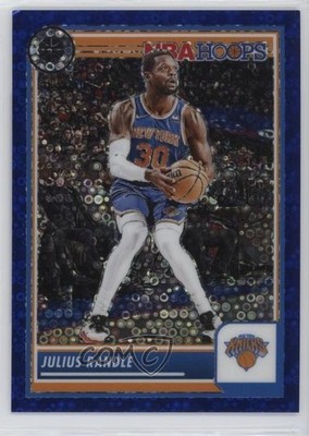 2023-24 Panini NBA Hoops Premium Stock Blue Disco Prizm 61/99 Julius Randle 13d7