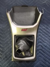 2008-2014 Subaru Wrx Sti Shifter Trim Bezel W Leather Shift Boot 92126fg 2008-2014 Subaru Wrx Sti Shifter Trim Bezel W Leather Shift Boot 92126fg