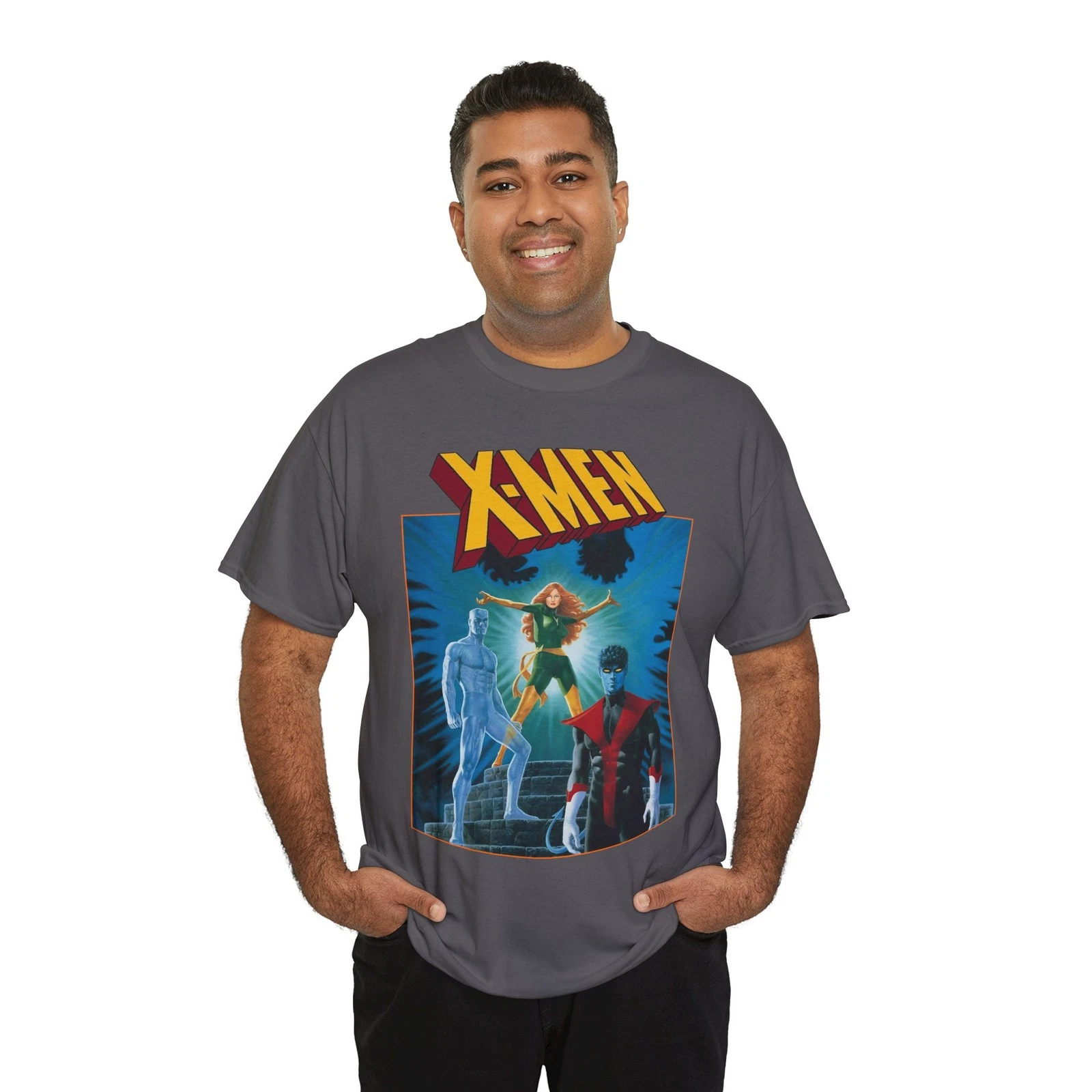 X-Men T-Shirt - Paul Gulacy Art - Phoenix, Nightcrawler - Bizarre Adventures