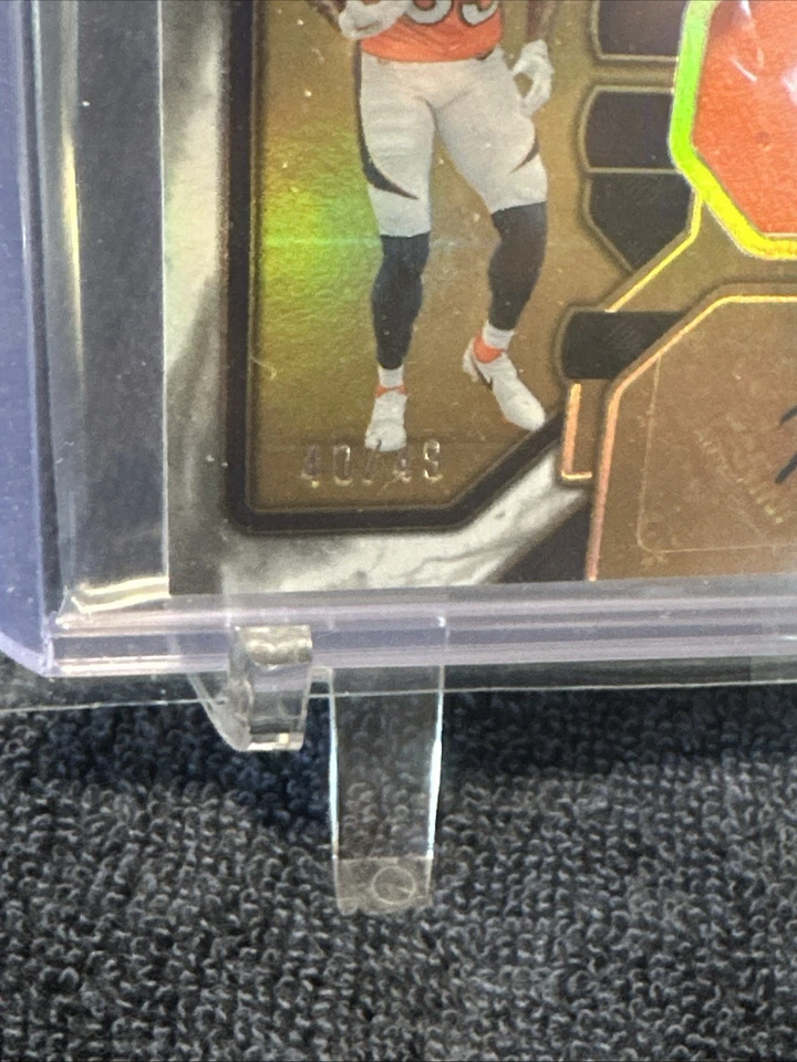 2023 PANINI GOLD STANDARD MARVIN MIMS RPA DUAL PATCH AUTO /49 - Broncos - Image 3 of 4