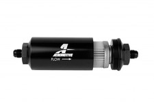Aeromotive 12349 2 In-line Fuel Filter 100-micron Stainless Element 6an Black