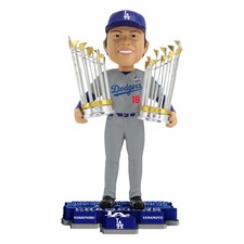 Yoshinobu Yamamoto Los Angeles Dodgers 2025 B2B World Series Champs Bobblehead