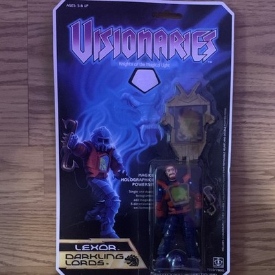 Visionaries Knights Darkling Lords Lexor Action Figure w/ Accessory & Holograph 