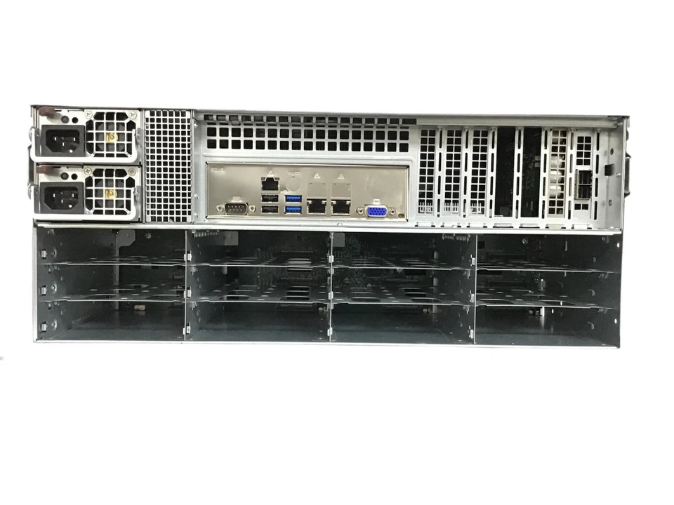 Supermicro 4U SAS3 36 Bay TRUNAS Storage Server Xeon 28 Core 64GB SQ PSU RAILS - Image 3 of 4