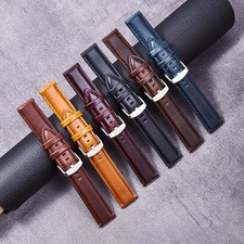 Quality Genuine Leather Watch Strap Fashionable Universal Band 18 20 22 24 26mm
