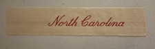 Original Vintage North Carolina Mini Iron On Transfer