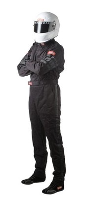 RaceQuip  110008RQP 110 Series 1-Pc Driving Suit - SFI 3.2A/1 - Black - 3XL