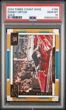 2024 Panini Three Count WWE Randy Orton #168 Gold /10 PSA 10