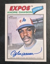 2026 Topps Heritage Real One Autographs #ROA-AD Andre Dawson AUTO Montreal Expos
