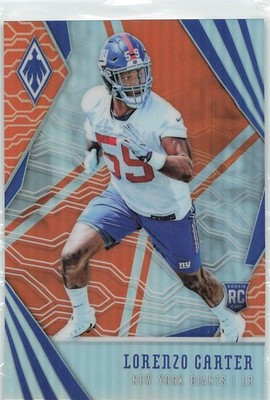 2018 Panini Phoenix #162 Lorenzo Carter Orange/Blue #/99