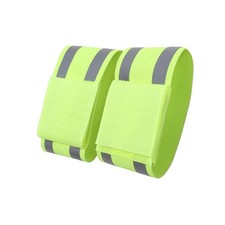 2 Pcs Reflective Arm Strap Walking Safety Armbands Bracelet Running