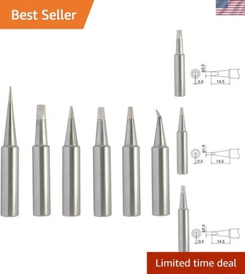 T18 Soldering Iron Tips 6pcs Combo Replacement for Hakko FX-888D FX-888 FX880...