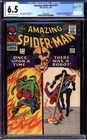 AMAZING SPIDER-MAN #37 CGC 6.5 OW/WH PAGES // 1ST APPEARANCE OF NORMAN OSBORN