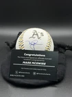 Fanatics Under Wraps Mark McGwire Signed Autographed Team Stitch Logo Baseball