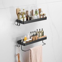 GewüRzregal Wand 35Cm Ohne Bohren Mit KüChenrollenhalter & Haken Metall KüCh