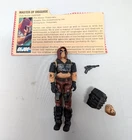 GI JOE ARAH Zartan Figure complete with file card  1984