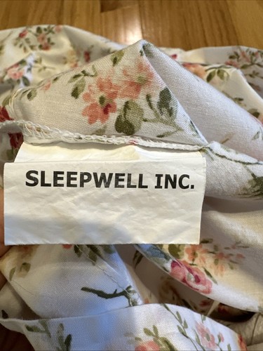 Cottage100% Cotton Pink Roses King Size Pillowcase By Sleep well Shabby Chic - Picture 5 of 5