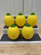 Empty Pineapple Capsules Eggs Lot Of 5