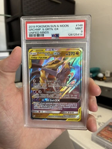 POKEMON GARCHOMP GIRATINA GX UNIFIED MINDS 146 PSA 9 MINT INVEST