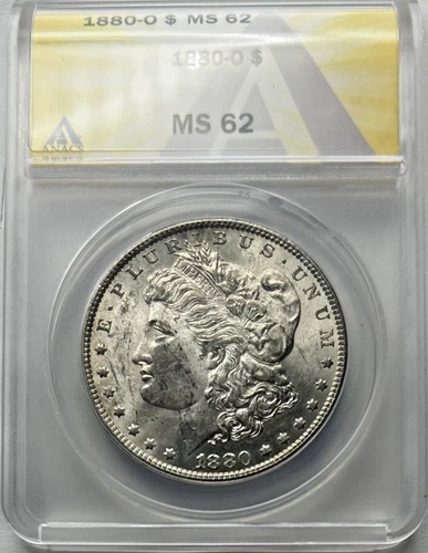 1880-O Silver Morgan Dollar Coin MS 62 ANACS Certified