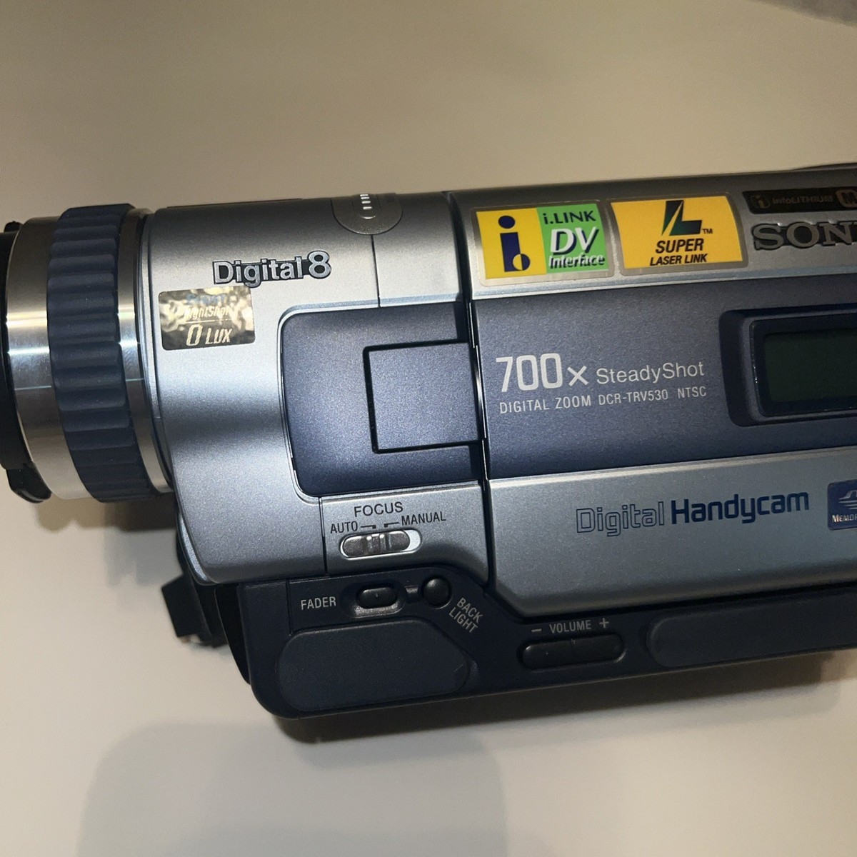 Sony DCR-TRV530 Digital8 Hi8 8mm Video8 Camcorder VCR Player Video