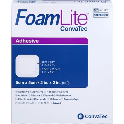 Foam Lite Convatec Adhäsiv Pu-schaumverb.5x5 cm 10St - PZN 13747255