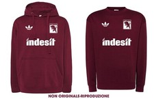 FELPA toro vintage anni 90 calcio con cappuccio o girocollo granata torino retrò