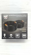 Night Owl In-Wall Rated Extension Cables 2-60' Video and Power Cables New Sealed