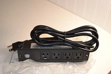 Jenson Furniture Power Distribution Unit Model: JN02-03-24TR 4 Outlet; 2 USB