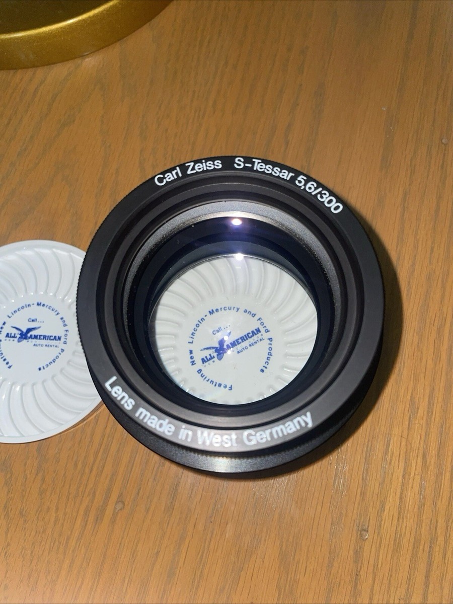 Vintage Carl Zeiss S-Tessar f: 5, 6/300mm Barrel Lens Made Vintage Carl Zeiss S-Tessar f: 5, 6/300mm Barrel Lens Made