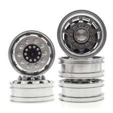 Metal Wheel Rim Front/ Rear Wheel Hub 1 pair for 1/14 Tamiya Tractor Parts