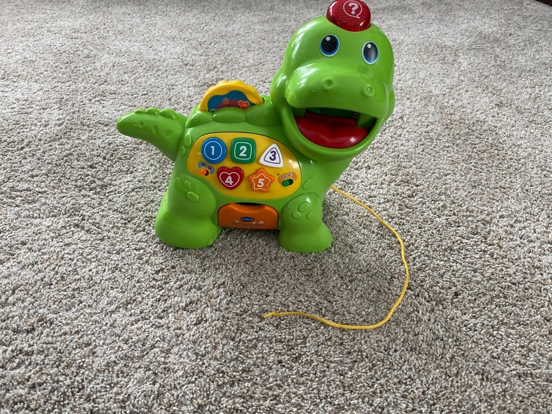 Vtech Chomp & Count Dino Light & Sound & Rolling Toy - Baby Toddler Toy