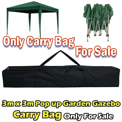 3m x 3m Pop Up Garden Gazebo Carry Bag Only for Sale Black 3906