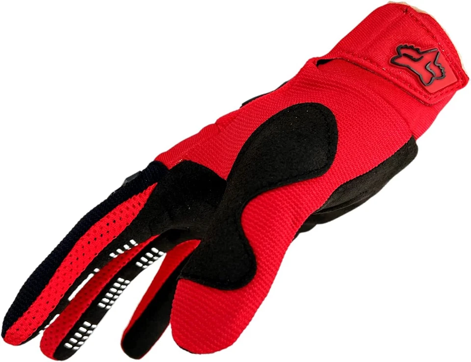 Fox Dirtpaw Guante Bicicleta de Montaña Moto de Cross Motocross Guantes Flo Rojo - Imagen 2 de 4
