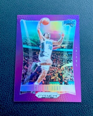 2023-24 PANINI PRIZM DECA BASKETBALL COLE ANTHONY #176 PURPLE MAGIC /99