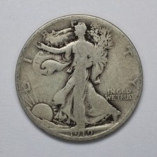 1919 D Liberty Walking Silver Half Dollar